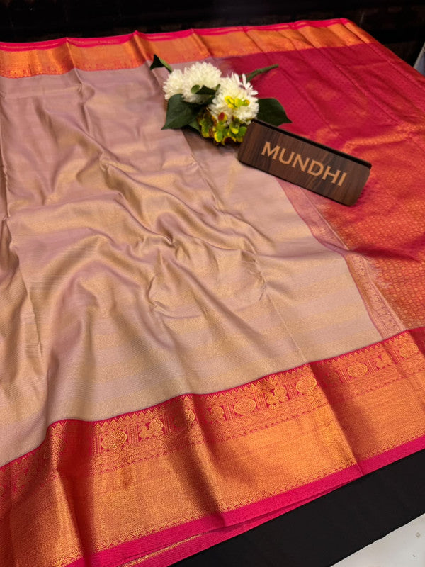 Upgrade your saree collection with the Vennila Semi Silk Saree and bring effortless elegance to every occasion.