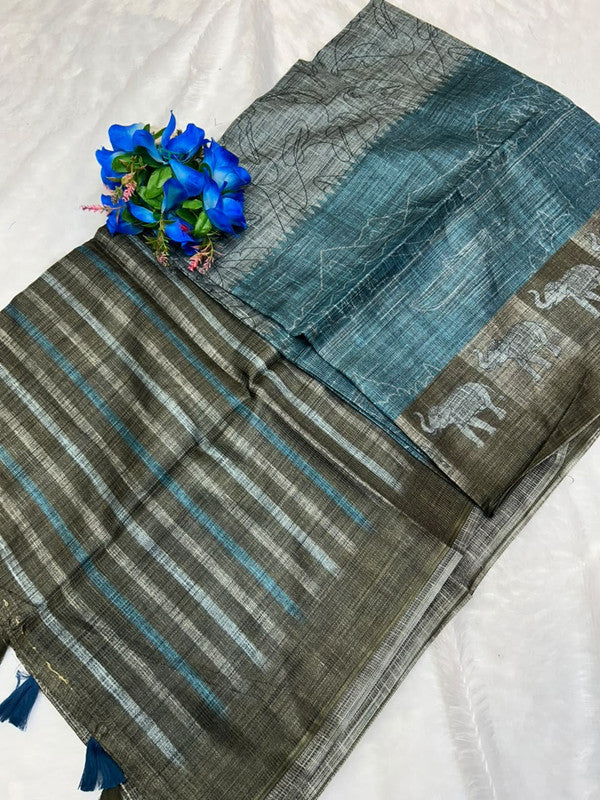 Palak Digital Fancy Saree | Elegant Party Wear Saree|PDS52
