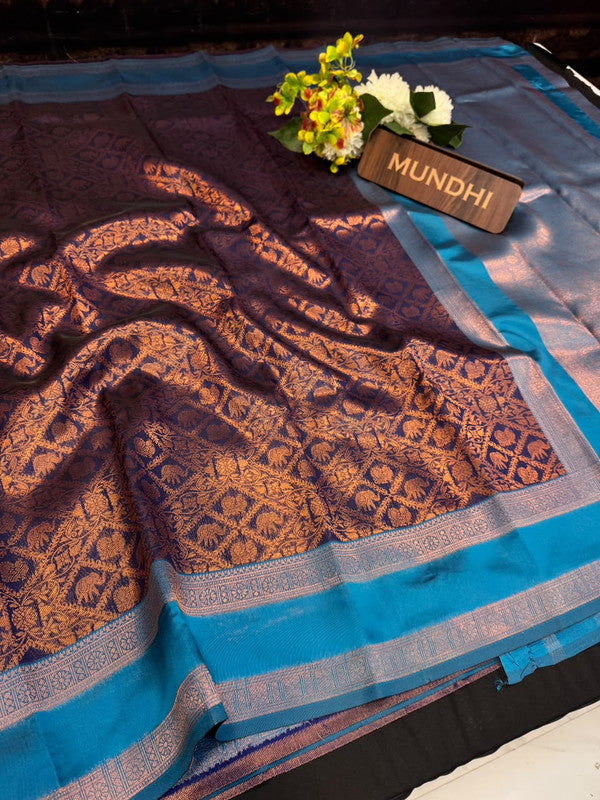 Rohini Pavishna Saree | Zari Work | RPS07