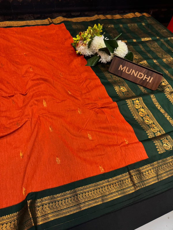 Kalyani Cotton Saree with |Zari Border for Women| KY42