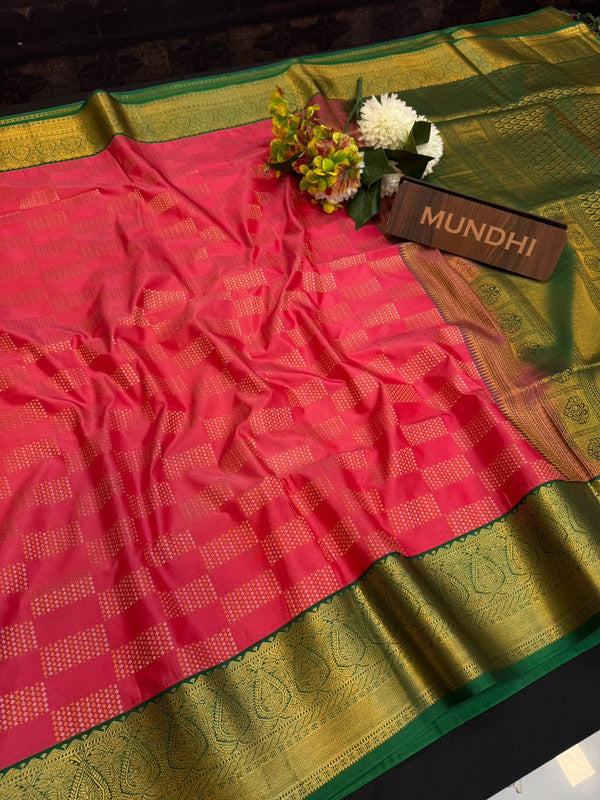Upgrade your saree collection with the Vennila Semi Silk Saree and bring effortless elegance to every occasion.
