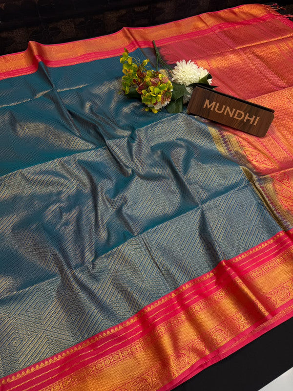 Upgrade your saree collection with the Vennila Semi Silk Saree and bring effortless elegance to every occasion.
