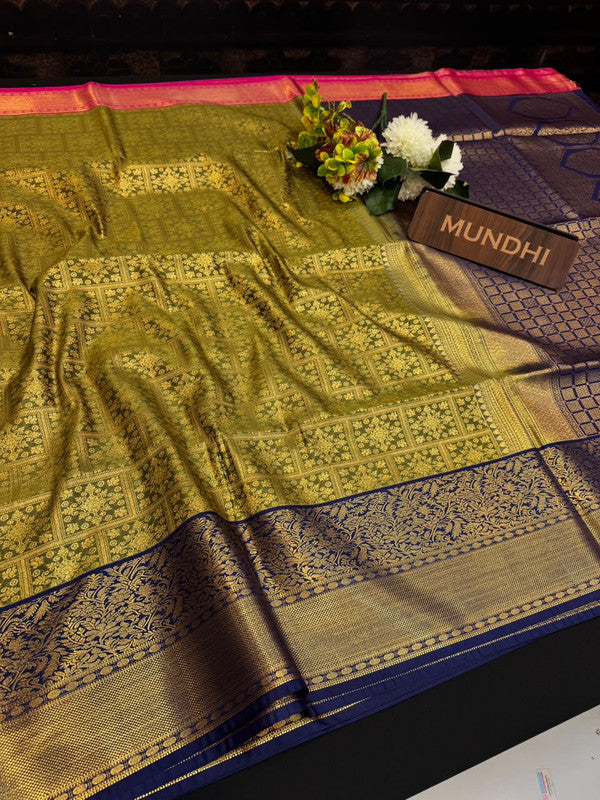 Upgrade your saree collection with the Vennila Semi Silk Saree and bring effortless elegance to every occasion.