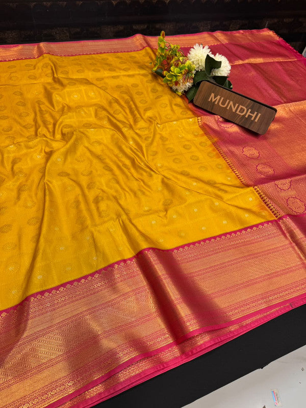 Upgrade your saree collection with the Vennila Semi Silk Saree and bring effortless elegance to every occasion.