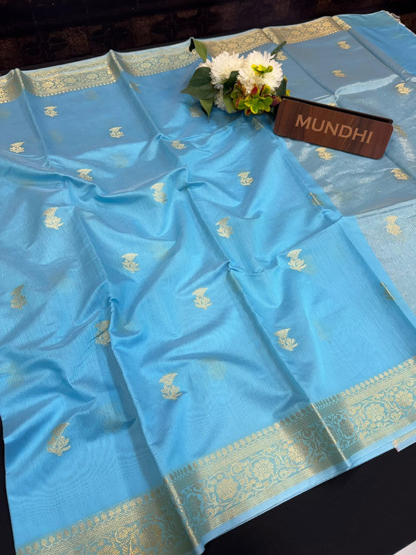 Experience the perfect balance of luxury and tradition with the New Celebrity Tissue Zari Saree.