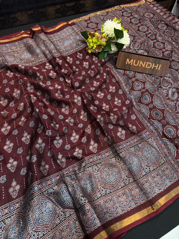 Pushpgiri Fancy Sarees with Zari Border for Party Wear