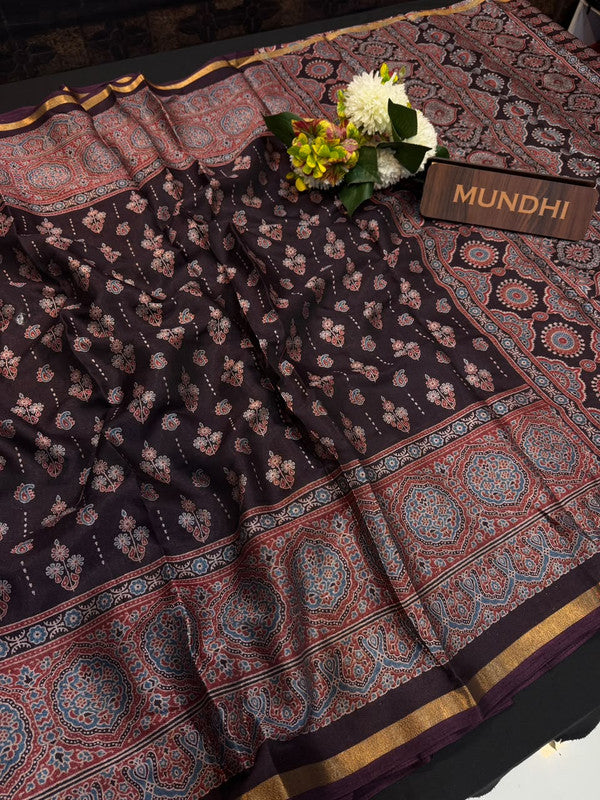 Pushpgiri Fancy Sarees with Zari Border for Party Wear