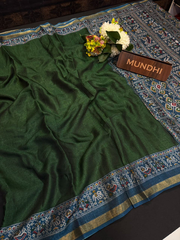 Pushpgiri Fancy Sarees with Zari Border for Party Wear