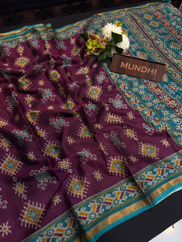 Pushpgiri Fancy Sarees with Zari Border for Party Wear
