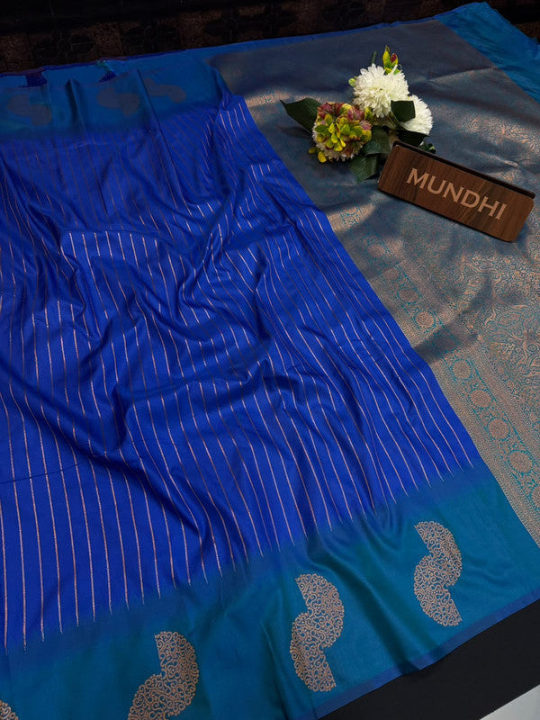 Premium Soft Silk Sarees with Zari Border for Festival Wear