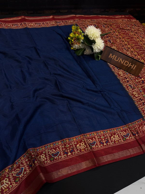 Mul Cotton Saree with Zari Border for Women in India