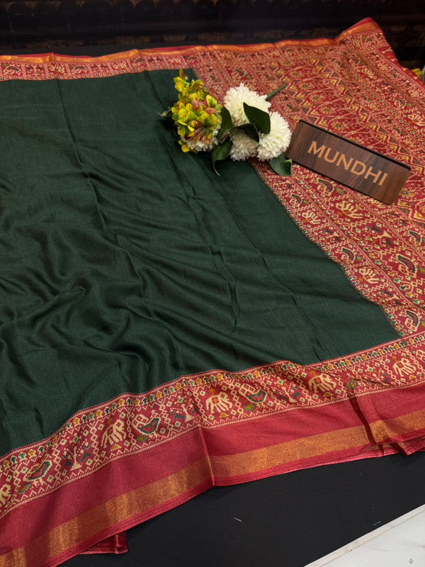 Mul Cotton Saree with Zari Border for Women in India