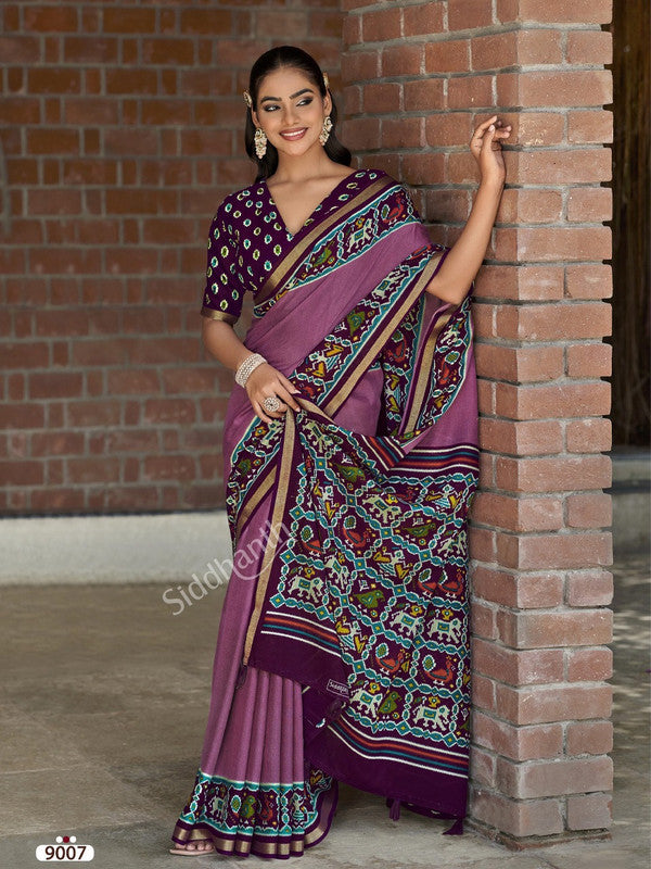 Siddhanth Rajkoti Patola Fancy Sarees in fancy fabric for party wear