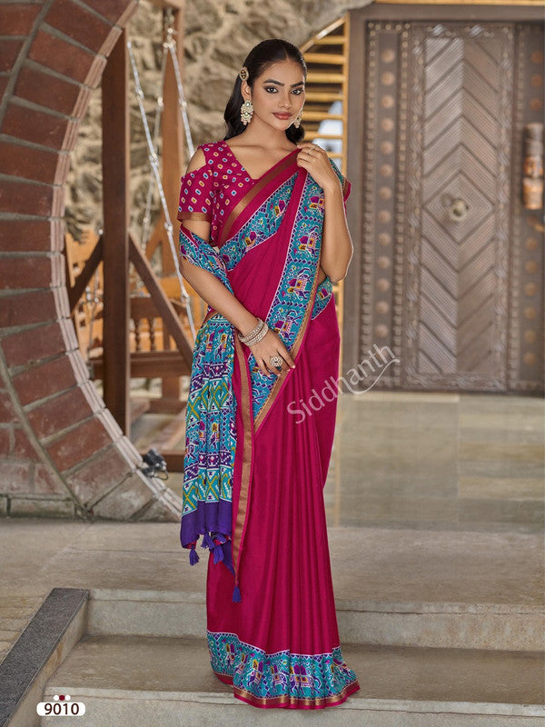 Siddhanth Rajkoti Patola Fancy Sarees in fancy fabric for party wear