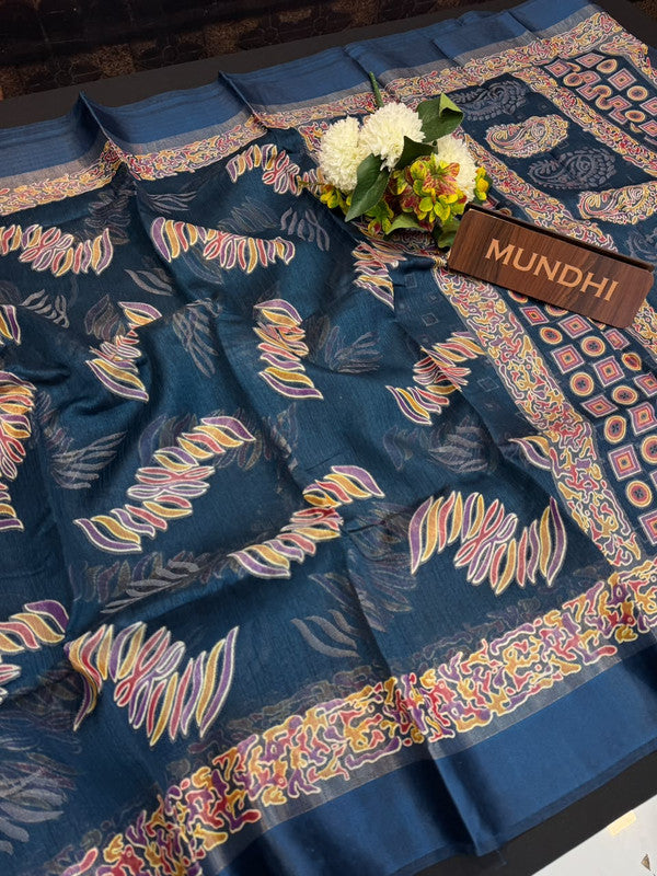 Purple Libas Fancy Sarees in fancy fabric for party wear