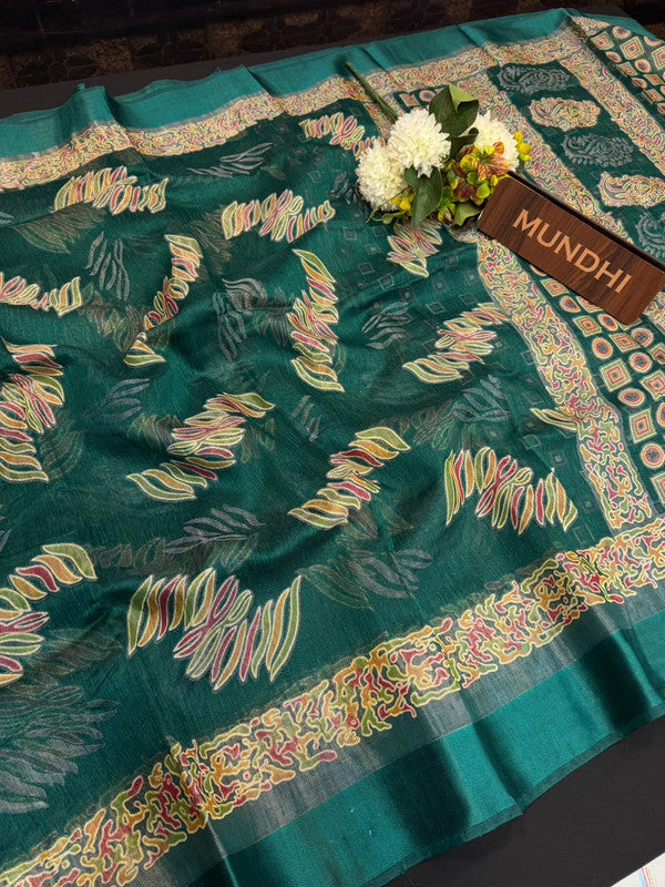 Purple Libas Fancy Sarees in fancy fabric for party wear
