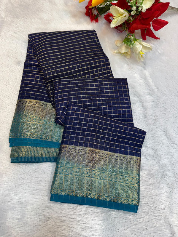 Mysore Crepe Silk Saree | Zari Work | MCS05