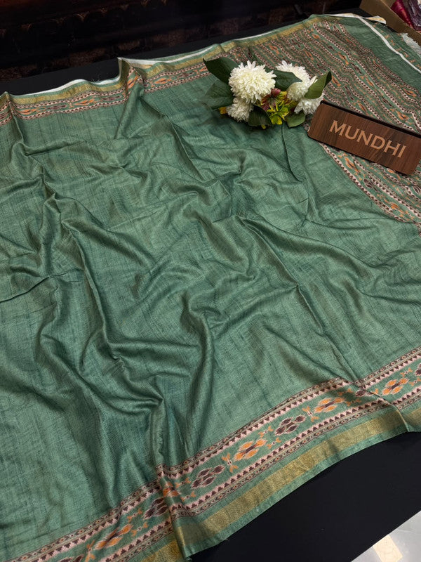 Rashika Fancy Saree with zari and print design