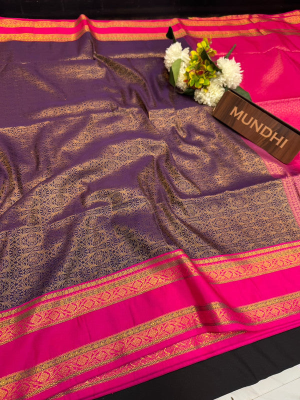 Upgrade your saree collection with the Vennila Semi Silk Saree and bring effortless elegance to every occasion.