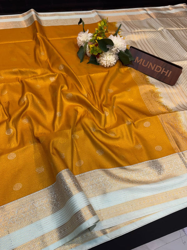 Upgrade your saree collection with the Vennila Semi Silk Saree and bring effortless elegance to every occasion.