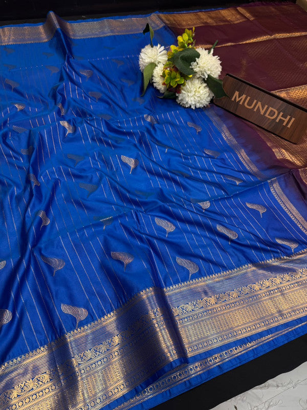 Upgrade your saree collection with the Vennila Semi Silk Saree and bring effortless elegance to every occasion.