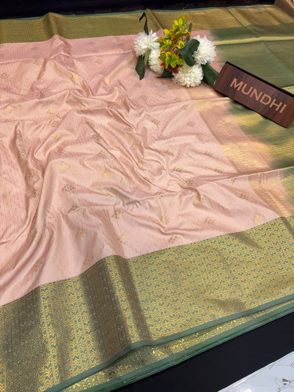 Upgrade your saree collection with the Vennila Semi Silk Saree and bring effortless elegance to every occasion.