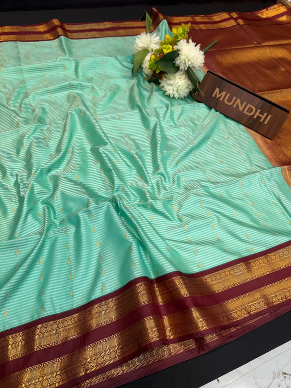 Upgrade your saree collection with the Vennila Semi Silk Saree and bring effortless elegance to every occasion.
