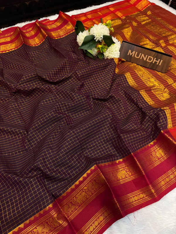Savya Fancy Silk Saree with Zari Work | SA03