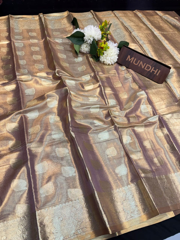 Zivara Silk Fancy Saree with elegant zari work