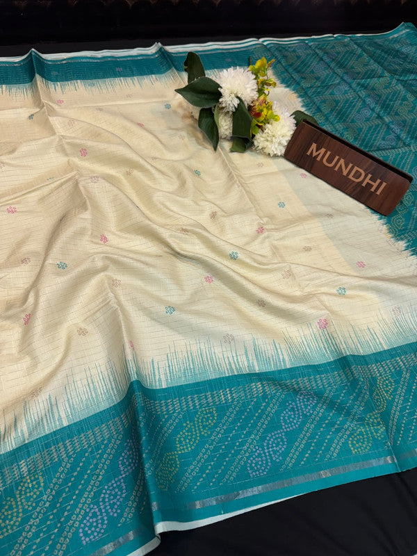 Bhivaram Fancy Silk Saree with traditional zari work