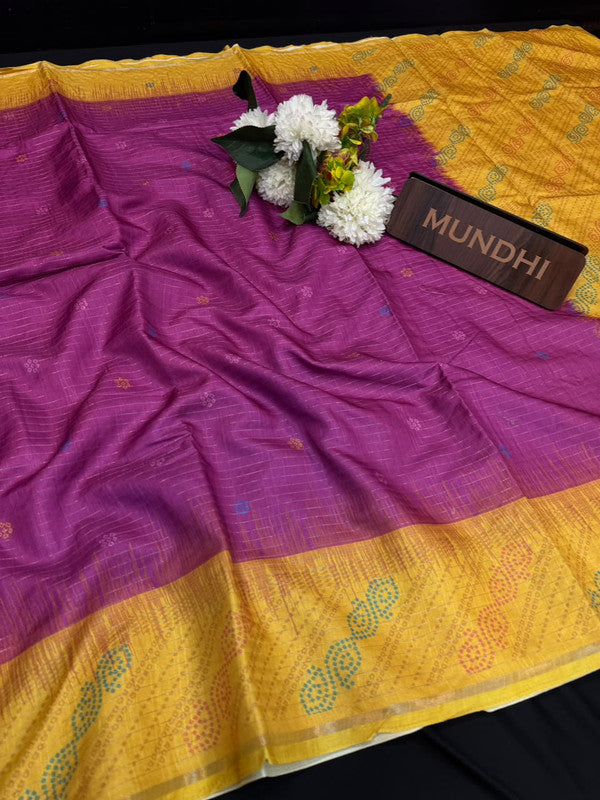Bhivaram Fancy Silk Saree with traditional zari work