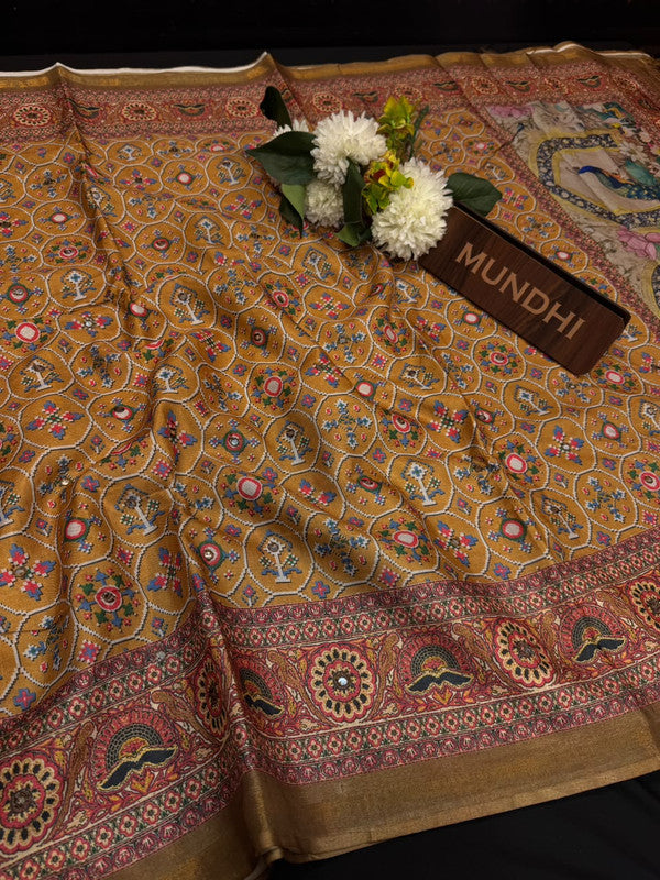 Siddhanth Maheshwari Mayura Fancy Silk Saree with Zari Work| MAW04