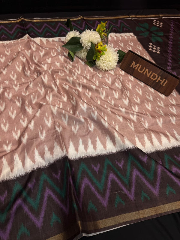 Madhubani Fancy Silk Saree with Elegant Zari Work| MDB16