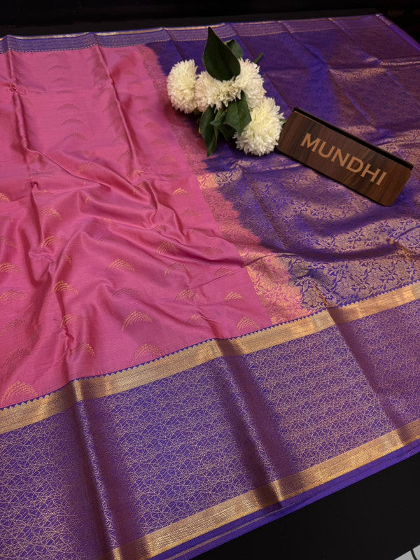 Vegan Silk Saree with |Zari Work for Women| VG128