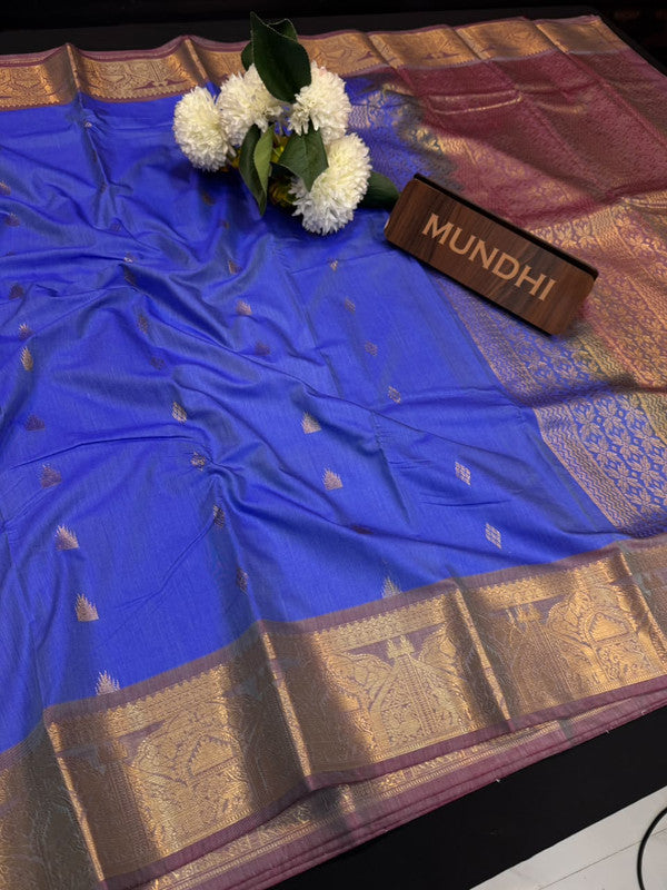 Vegan Silk Saree with |Zari Work for Women| VG155