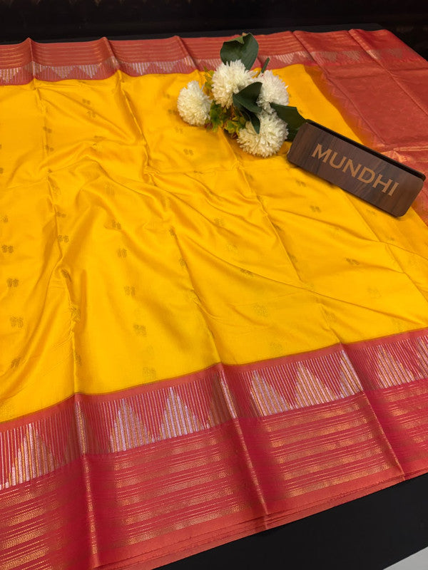 Vegan Silk Saree with |Zari Work for Women| VG169