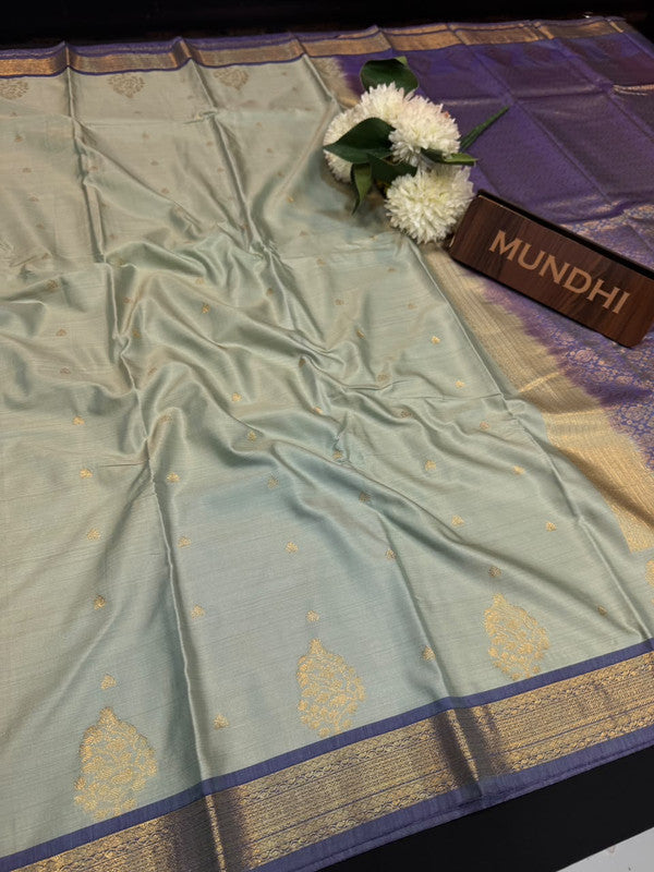 Vegan Silk Saree with |Zari Work for Women| VG187