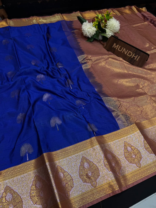 Vegan Silk Saree with |Zari Work for Women| VG229