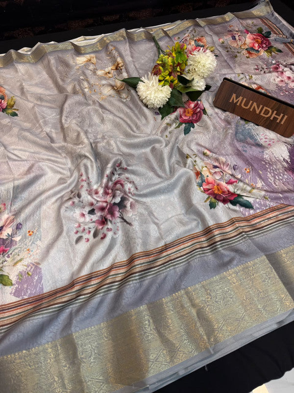 Priyatama Fancy Silk Saree with Zari Silk design