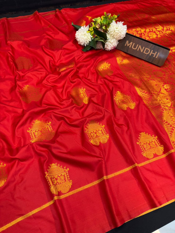 Maghizhini Soft Silk Saree with Zari Silk design