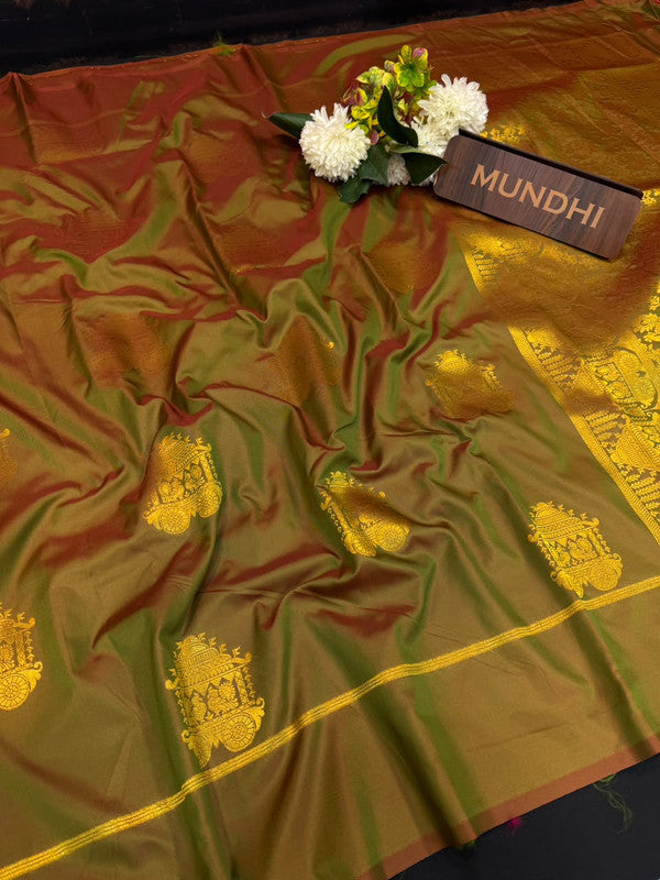 Maghizhini Soft Silk Saree with Zari Silk design