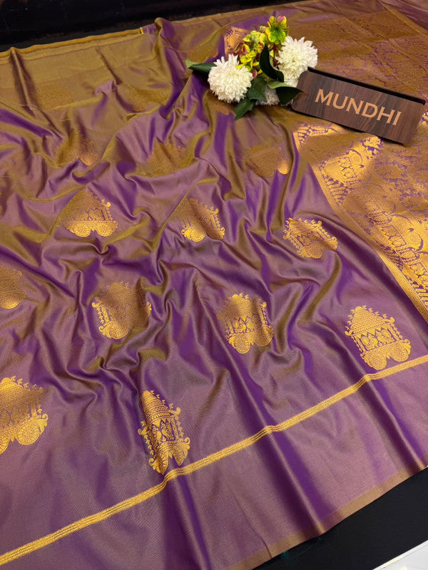 Maghizhini Soft Silk Saree with Zari Silk design