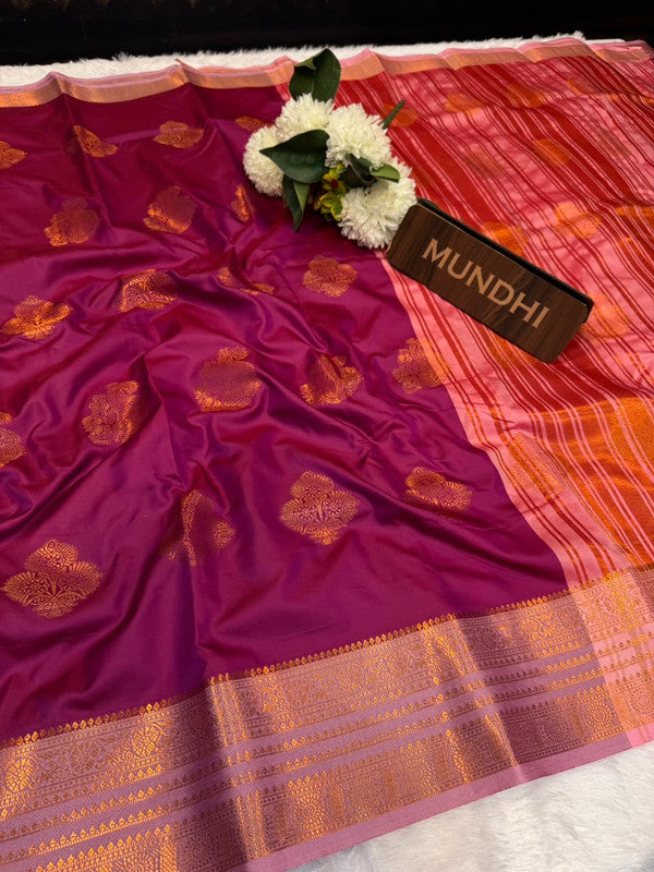 Futka Soft Silk Saree with Zari Work