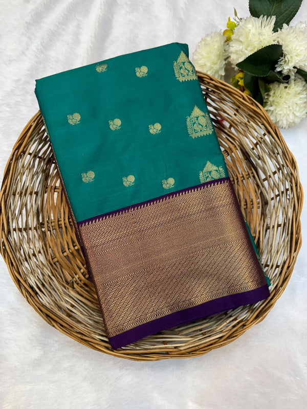 Mild Damage Vennila Semi Silk Saree | Zari Work | MDP127