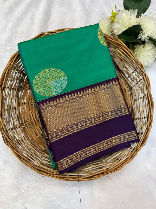 Mild Damage Vennila Semi Silk Saree | Zari Work | MDP133