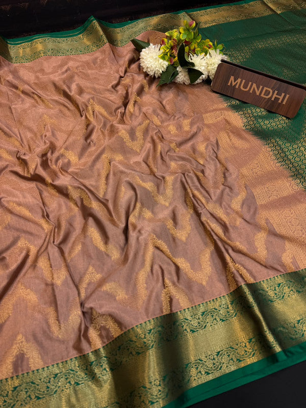 Mild Damage Pure Silk Cotton Saree | Zari Work | MDP11