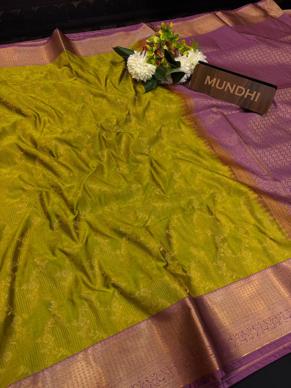 Mild Damage Pure Silk Cotton Saree | Zari Work | MDP29
