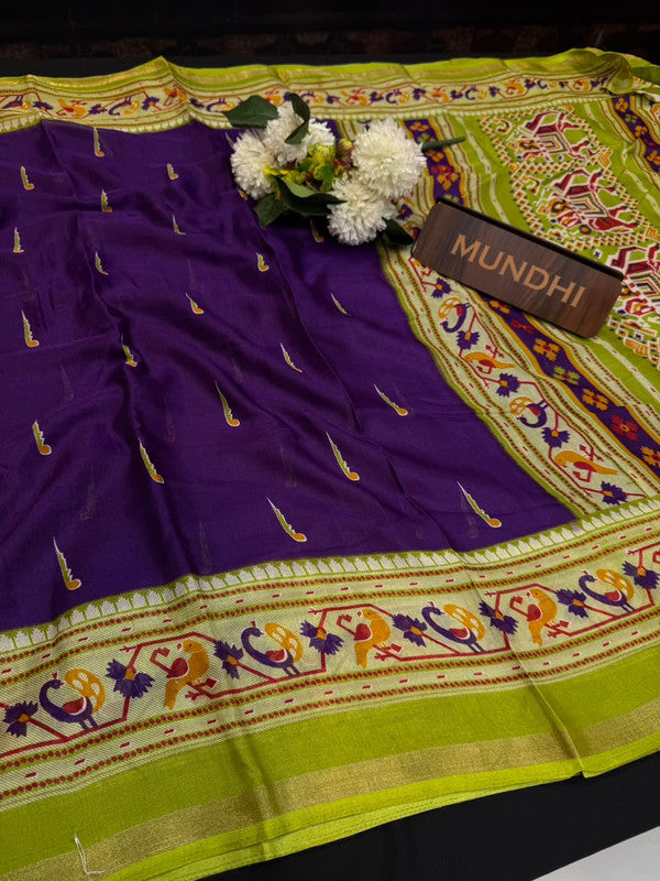 Mul Cotton Saree with Zari Border for Women in India