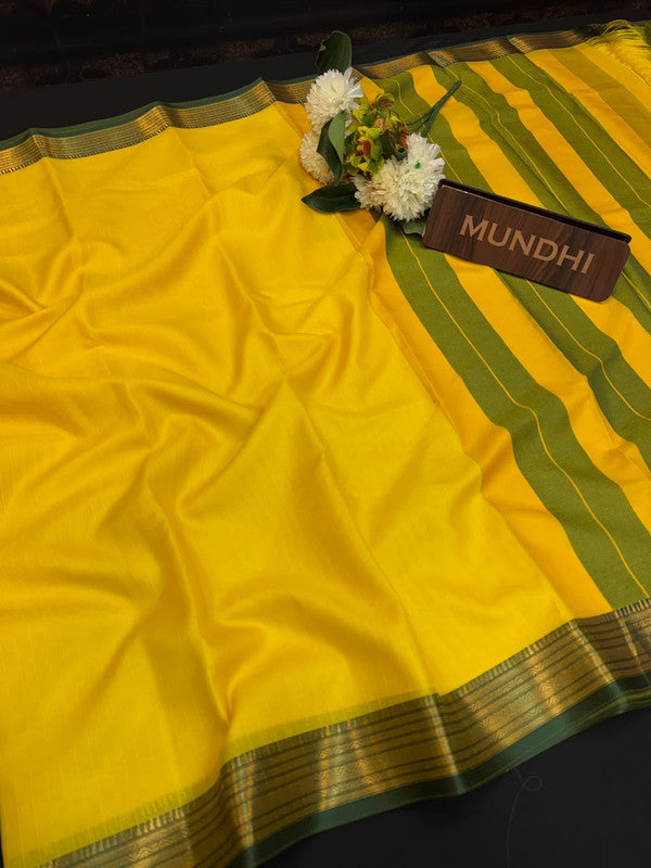 Plain Soft Silk Saree with Zari Work| PNS07