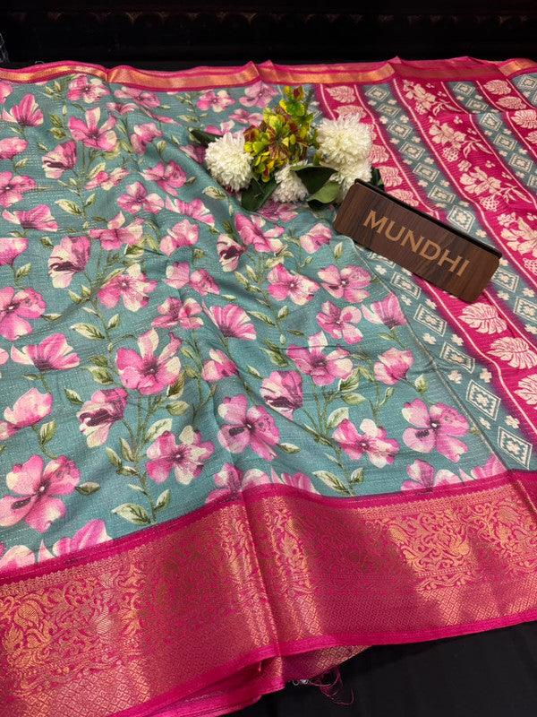 Super Chance Fancy Silk Saree with Zari Work| SC03